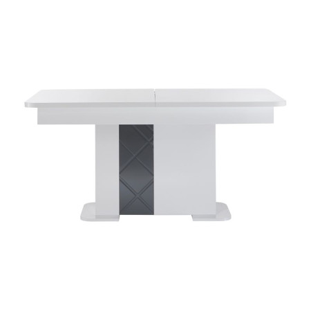 Table rectangulaire + All L180 APRILIA Blanc / Gris